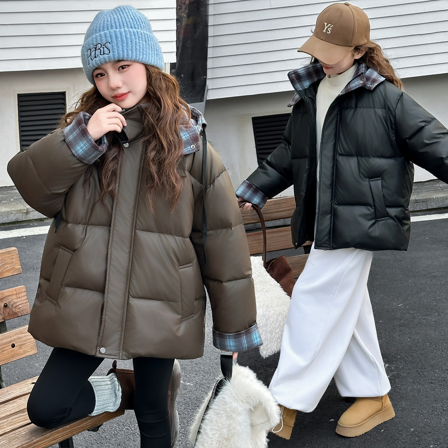 女童棉衣外套加厚秋冬装新款中大童洋气休闲连帽棉服冬季保暖棉袄,童装/婴儿装/亲子装,棉袄/棉服,淘宝优惠券,粉丝福利购,淘宝优惠卷