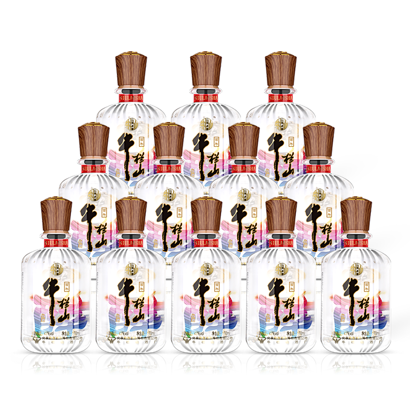 牛栏山二锅头52度醉系列白酒水150ml*12瓶清香型口粮