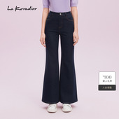 立裁微喇牛仔裤 新款 2025商场同款 女 Koradior拉珂蒂简约秋新品