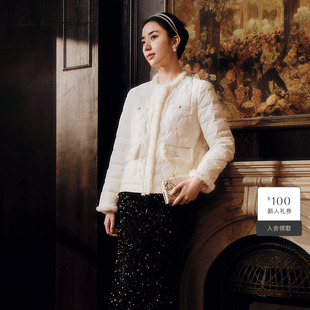 法式 Koradior拉珂蒂商场同款 羽绒服外套 匈牙利进口白鹅绒