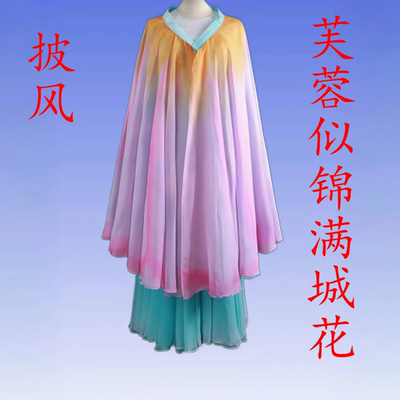芙蓉似锦满城花舞蹈演出服装现代女子群舞古典舞歌伴舞飘逸舞蹈服