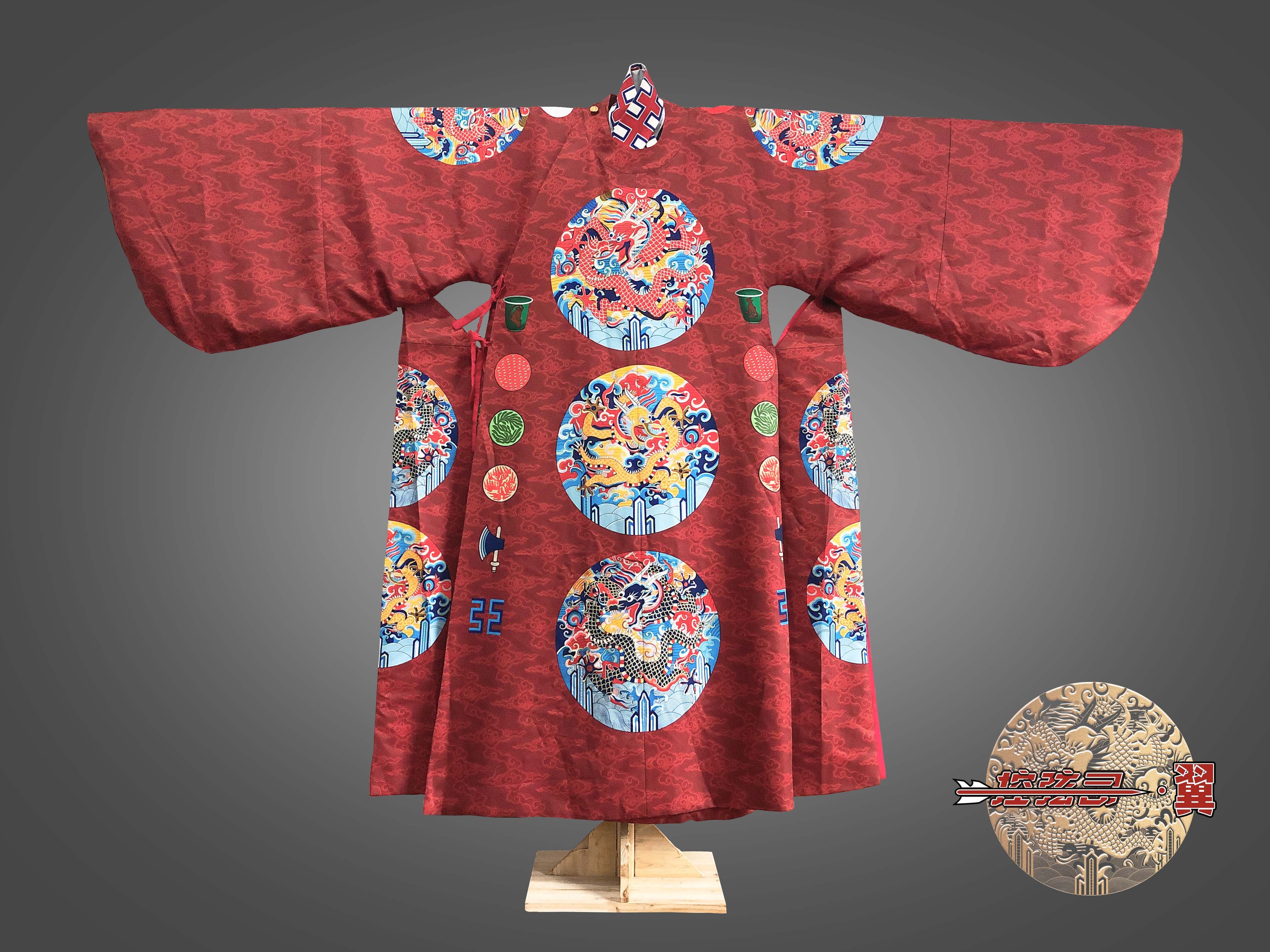 翼·十二团龙十二章衮服 皇帝服装龙袍明朝汉服定制商品