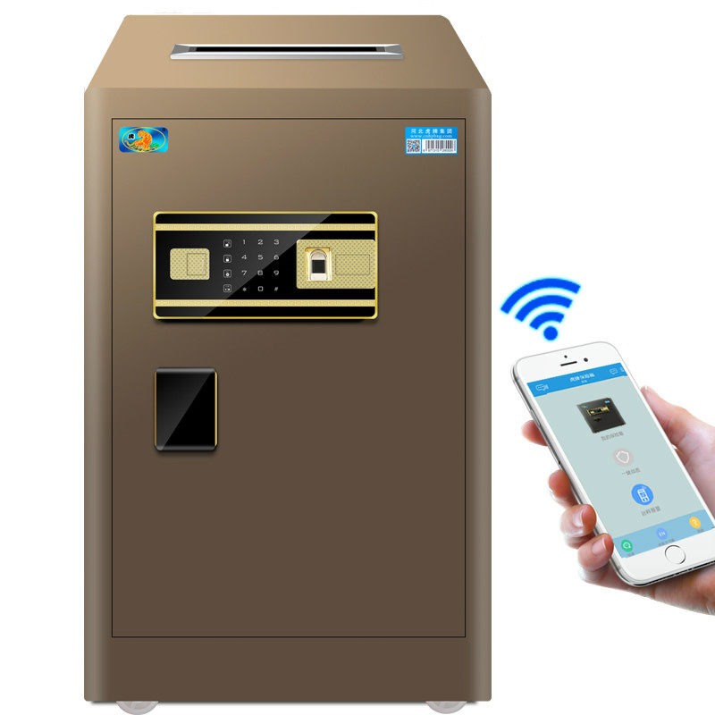 Tiger card Coin operated safe 50cm Office Cashier 60cm commercial 80cm Steel Theft prevention fingerprint password intelligence WIFI Opening small-scale Coin Mini supermarket Market Reception Safein the Office Equipment/Consumables/Related Services , Safe deposit box  category - from Buy2taobao.com to provide professional Taobao agent buy service