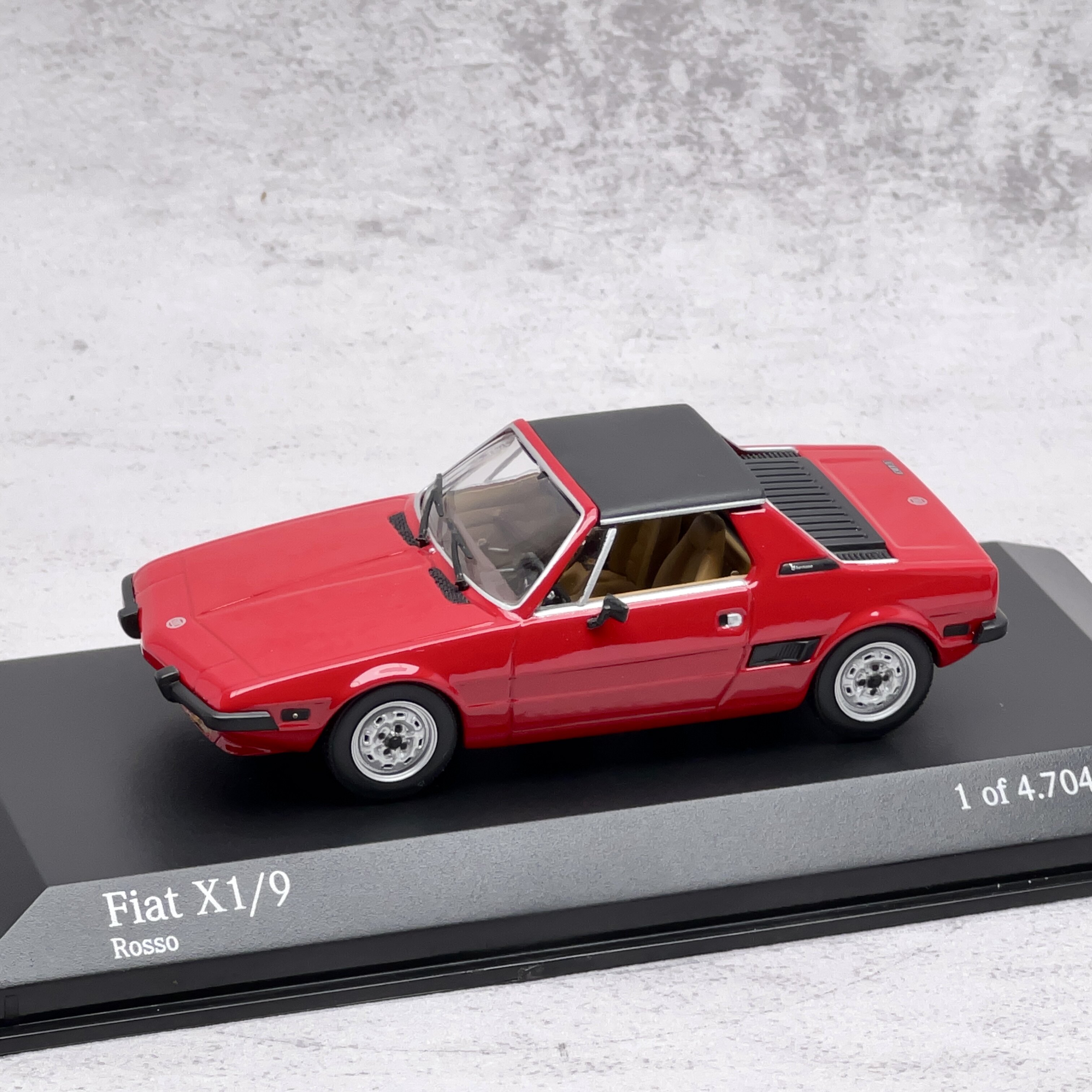 迷你切Minichamps 1/43 菲亚特 X1/9 合金车模
