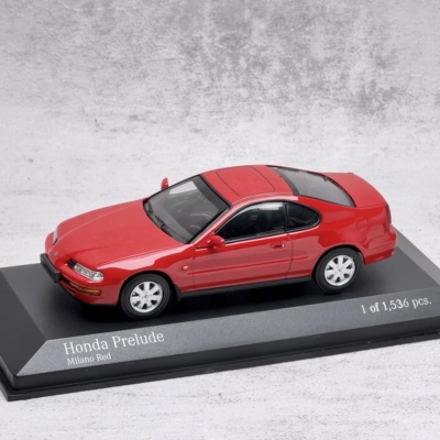 迷你切Minichamps 1/43本田Prelude合金车模