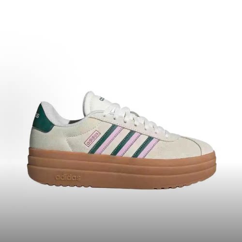 adidas VL Court Bold T头鞋板鞋舒适百搭复古防滑JI1788徐州仓