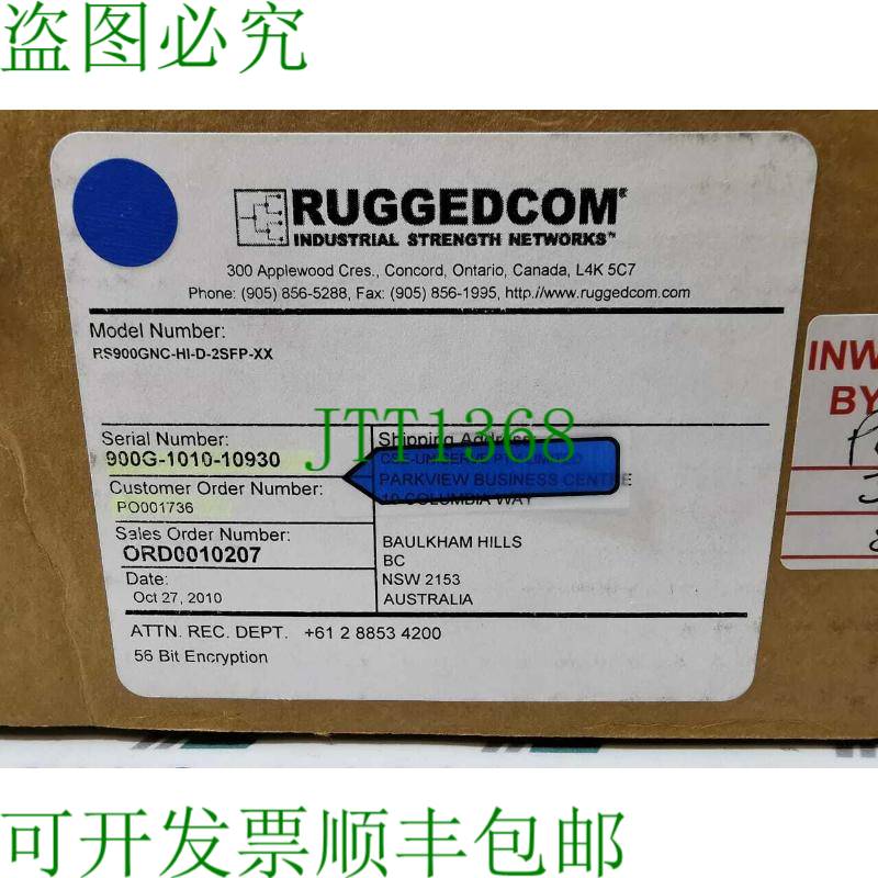 原装供应RUGDCOM RS900GNC-HI-D-2SFP-XX 交换机 RS900G