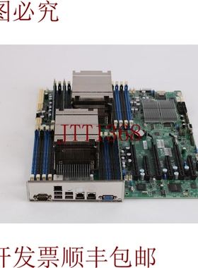 原装供应Super Micro X9DRi-F 卡单 含 / 2x：Intel E5-2643 v2 C