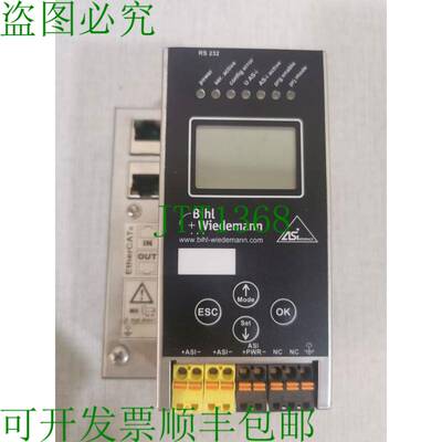 原装供应Bihl+Wiedemann AS-i 3.0 EtherCAT网关 BWU2162 不带配