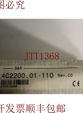 原装供应B&R 4C2200.01-110 Rev.C0