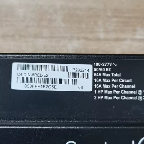 美国Control4，8路开关量模块 C4-DIN-8REL新旧都有 议价