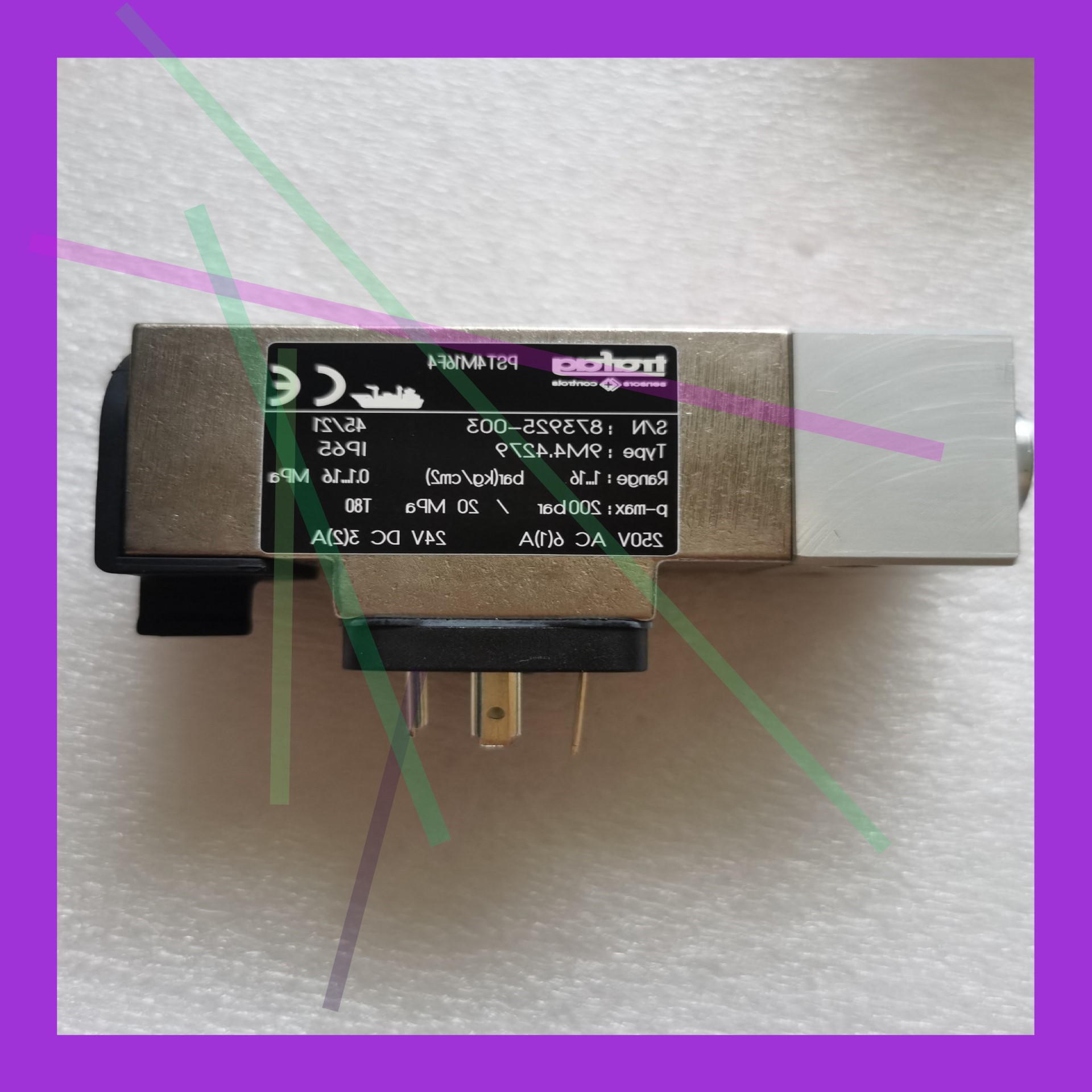9M4.4279压力开关Trafag压力传感器0-16bar