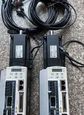 750W施耐德伺服套装，既支持脉冲控制，也支持CANopen