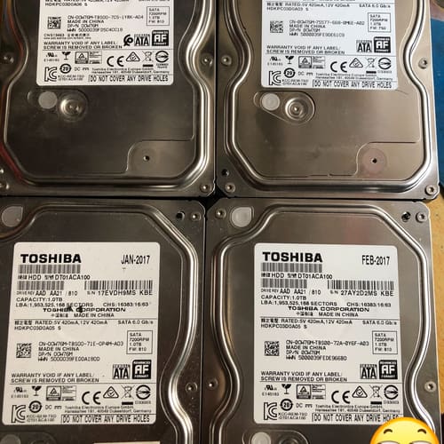 东芝款1TB SATA 台式机电脑硬盘 监控硬盘