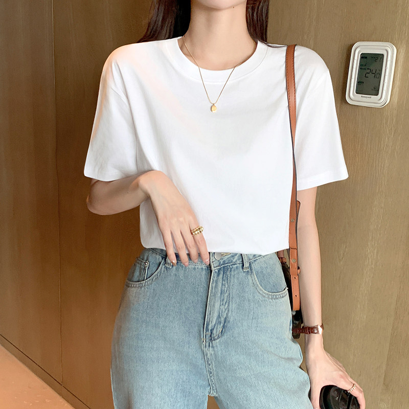 短袖t恤女内搭春夏新款宽松显瘦