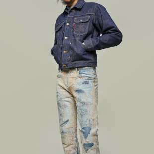 DENIM 咒 预编程R3特调 BAI 赤耳布 印度棉 夹克 捭和 工装
