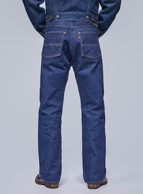 捭和（BAI-HE DENIM）T1905 大战直筒 新疆长绒棉 原色赤耳牛仔裤