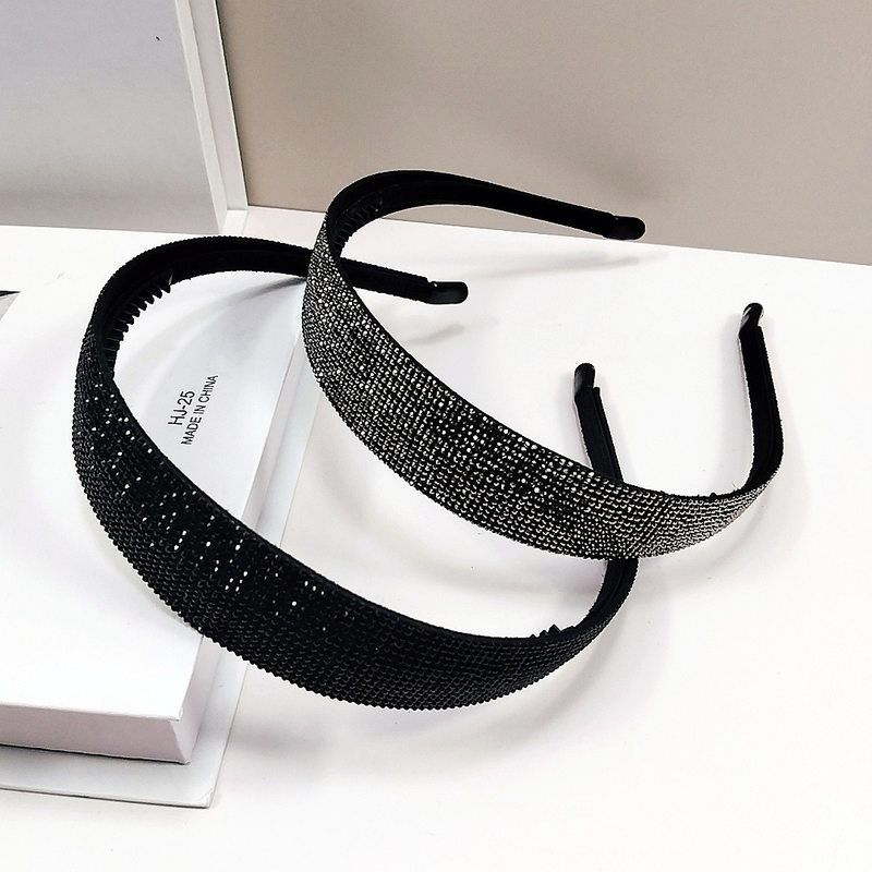 韩版新款时尚高颜值水钻发箍简约百搭轻奢高级感气质带齿发卡头饰