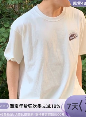 Nike印花复古纯棉圆领短袖T恤FB9812-133-246-247-DR8915-040-250