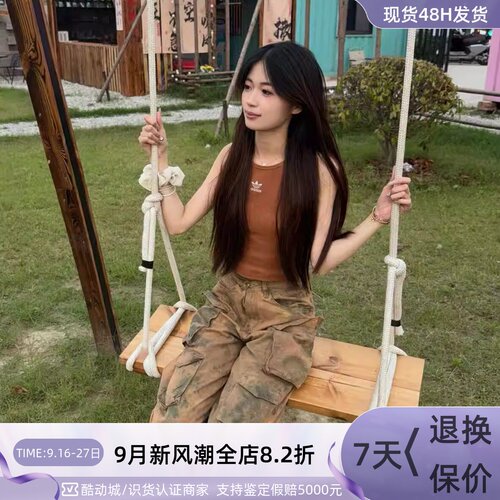 Adidas阿迪达斯三叶草女运动背心