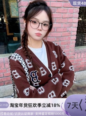 MLB男女同款舒适单排扣针织夹克3AKCM0124-3AKCM0144-3AKCM0244