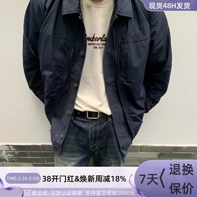 Timberland男纯色户外飞行员夹克