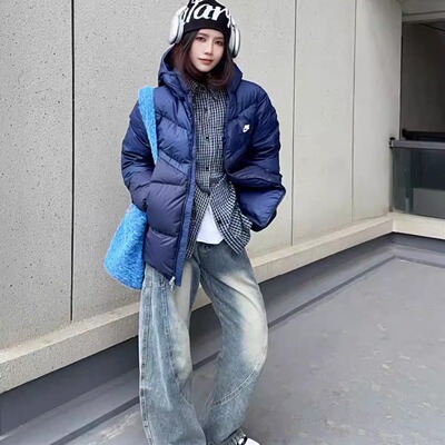 Nike耐克男子拼色舒适羽绒服外套