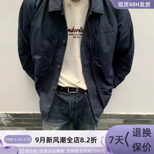 Timberland男纯色户外飞行员夹克