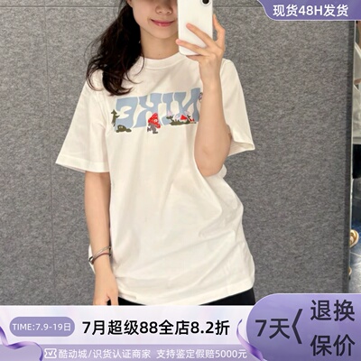 Nike女夏日清爽透气宽松短袖T恤