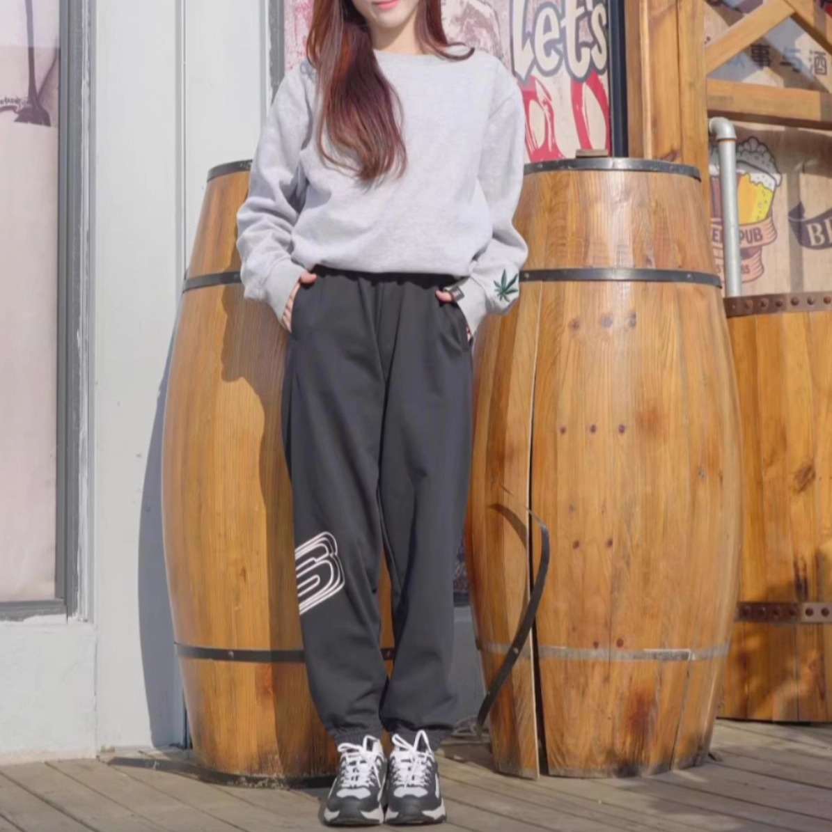 Skechers男子轻便运动针织长裤