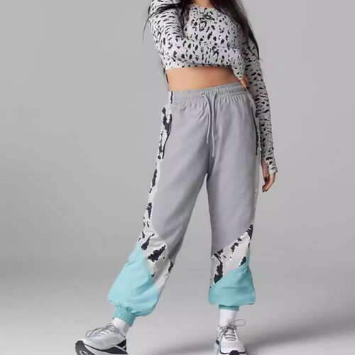 Adidas阿迪达斯女束脚梭织长裤
