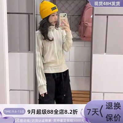 Adidas阿迪达斯三叶草女透气外套