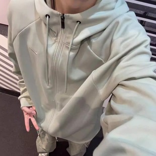 Nike耐克男小标毛圈速干针织连帽夹克外套Primary FitFZ0968 Dri