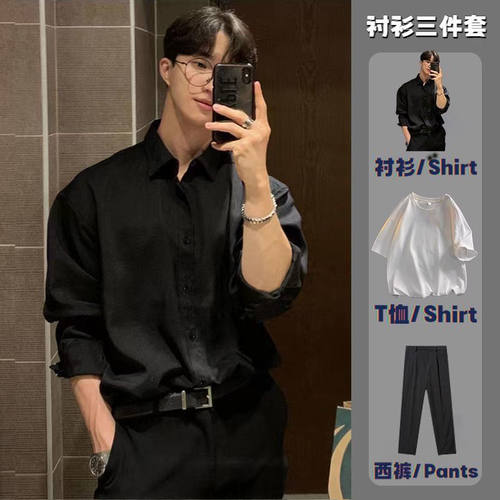 轻熟风英伦雅痞男装三件