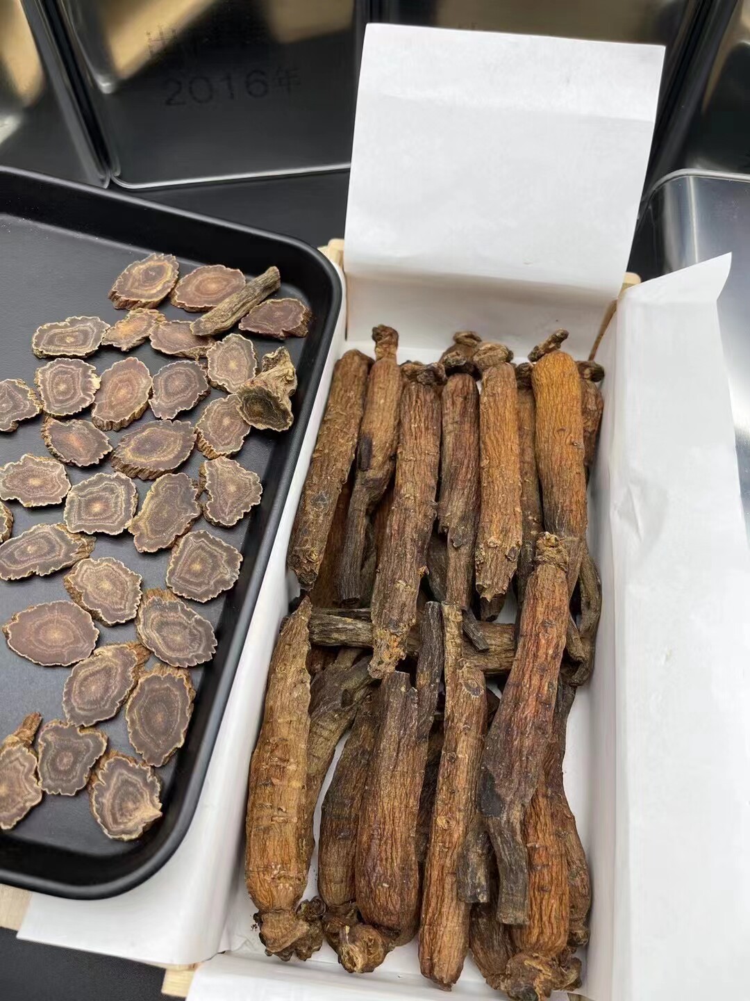 天字号韩国高丽参红参片老参500整支无糖8年根红参朝鲜干货别直参