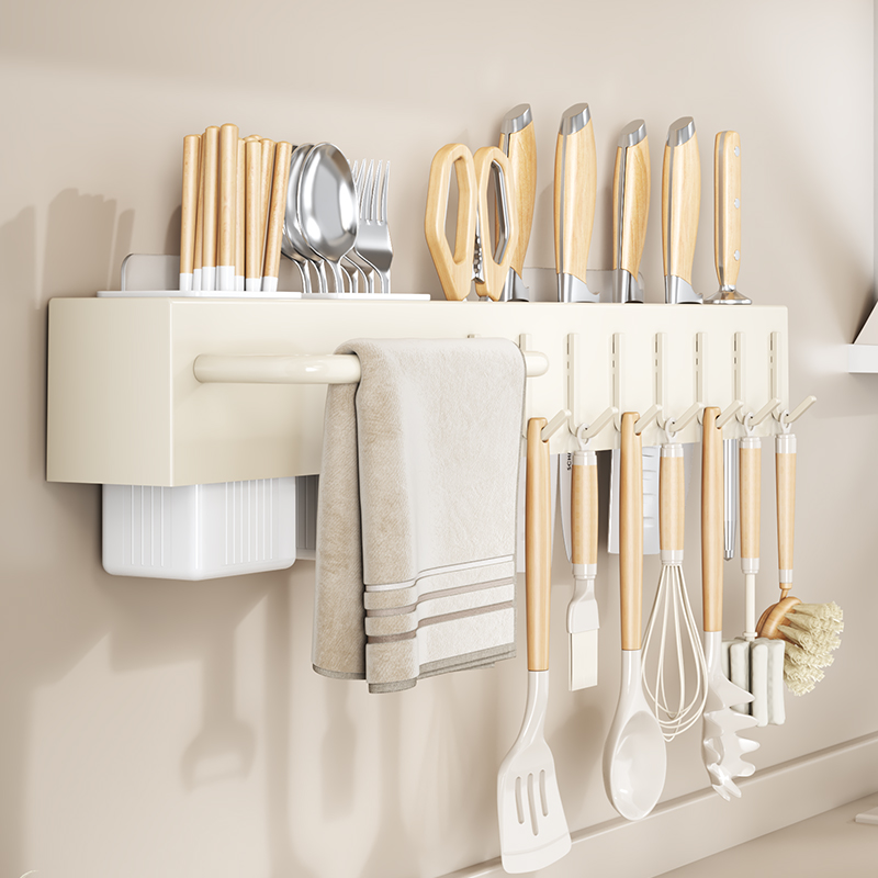 吸盤刀架置物架廚房壁掛式