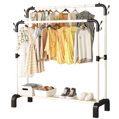 晾衣架阳台家用卧室室内衣架挂杆