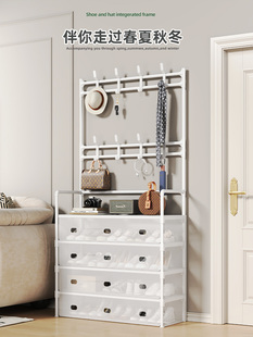 防尘鞋架家用门口鞋帽柜一体架子出租房用新款爆款多层置物架耐用