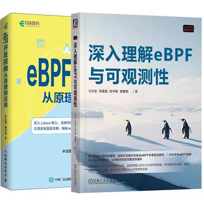 【全2册】深入理解eBPF与可观测性 毛文安+eBPF开发指南从原理到应用 丰生强 eBPF核心技术应用 预售