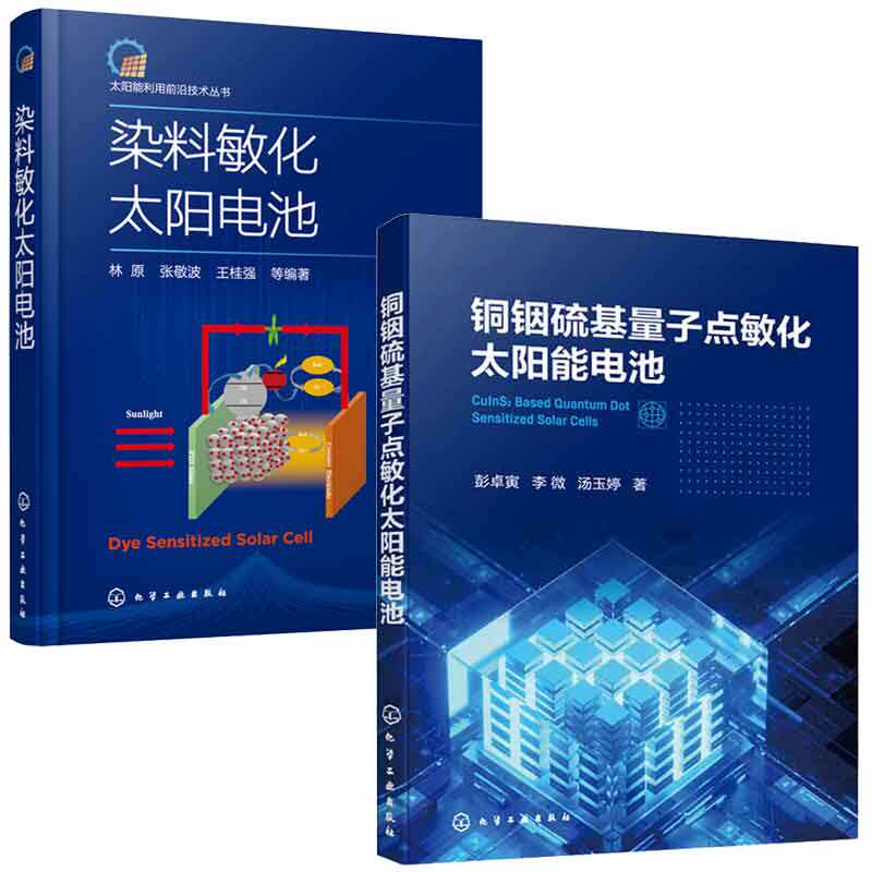 铜铟硫基量子点敏化太阳能电池 彭寅+染料敏化太阳电池 2本 化学工业出版社