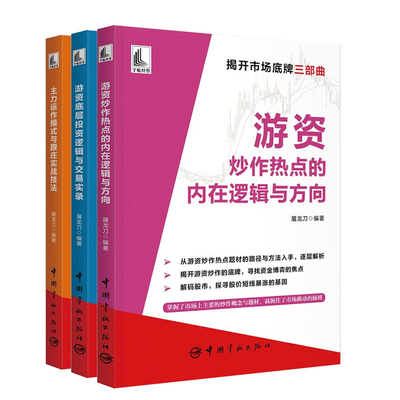 游资底层投资逻辑与交易实录+主力运作模式与跟庄实战技法+游资炒作热点的内在逻辑与方向 屠龙刀