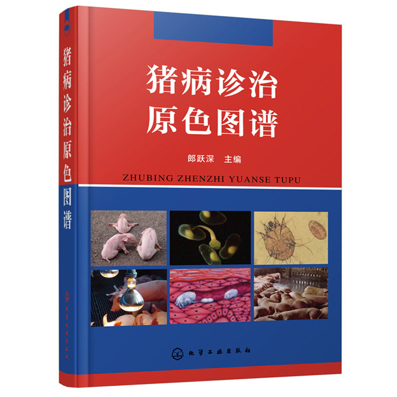 猪病诊治原色图谱 化工社 猪病病原体流行病学临床症状病理变化诊断防治措施及方剂等猪病歌谣养猪顺口溜疫苗使用方法免疫程序书籍