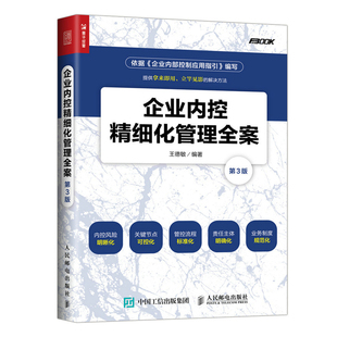 企业内控培训课程书 企业管理书 企业公司人力资源安全生产管理企业管理采购业务财务预算管理图书 第3版 企业内控精细化管理全案