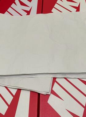 AJ1防尘纸AJ原装正品鞋盒内带23AJ1白鞋纸普款白色dunk防尘纸正品