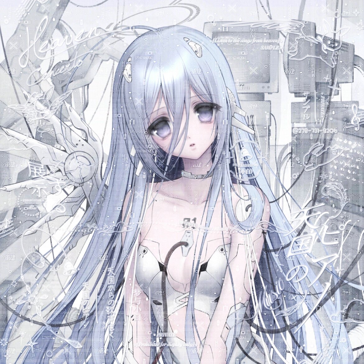 打包1张 秋田弘会专 卡通女生动漫插画头像扭蛋原创圈高清无水印