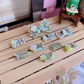 新款 手工狗狗发夹宠物头饰马尔济斯头饰狗狗发夹约克夏西施发卡