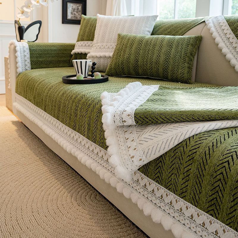 法式沙发垫轻奢高级感防滑坐垫四季通用雪尼尔套罩盖布巾2024新款,居家布艺,沙发垫,淘宝优惠券,粉丝福利购,淘宝优惠卷