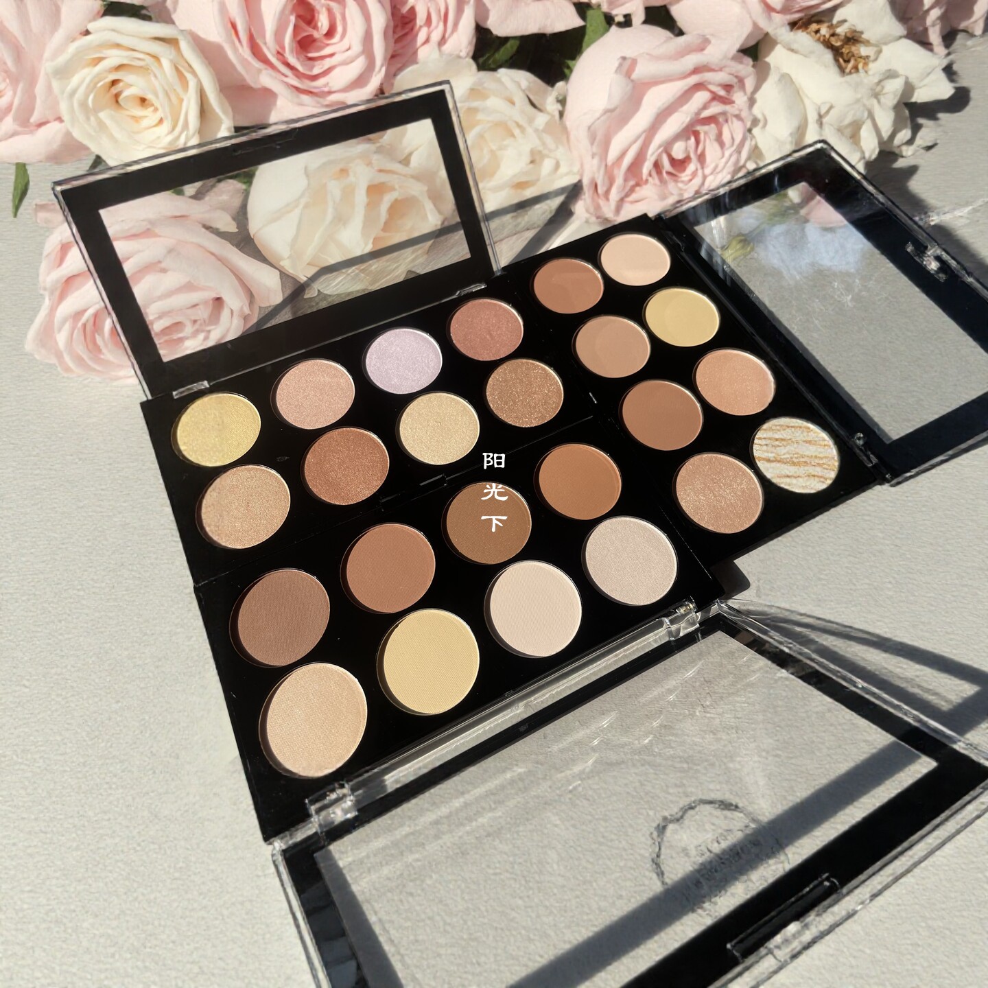 英国makeup revolution8色高光修容眼影阴影盘