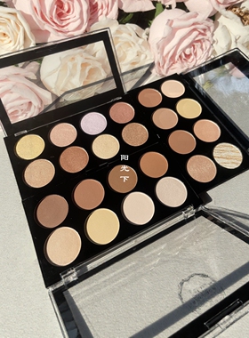 英国makeup revolution8色高光修容眼影阴影盘