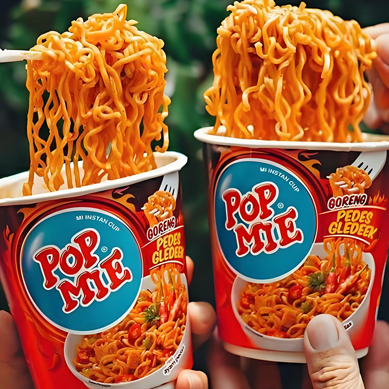 印尼原装popmie速食方便香辣捞汤面SEDAAP韩式火鸡辣牛丸和风